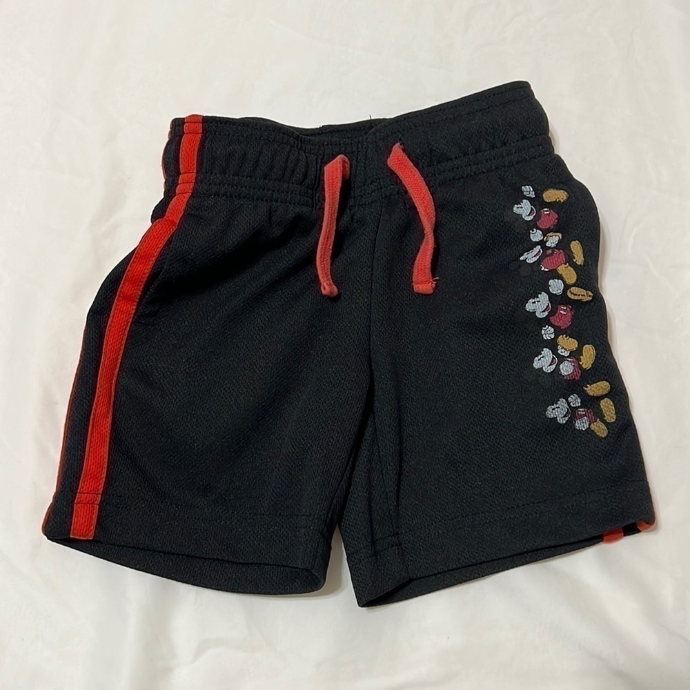 DISNEY Mickey Mouse Boys Athletic Shorts Size XXS